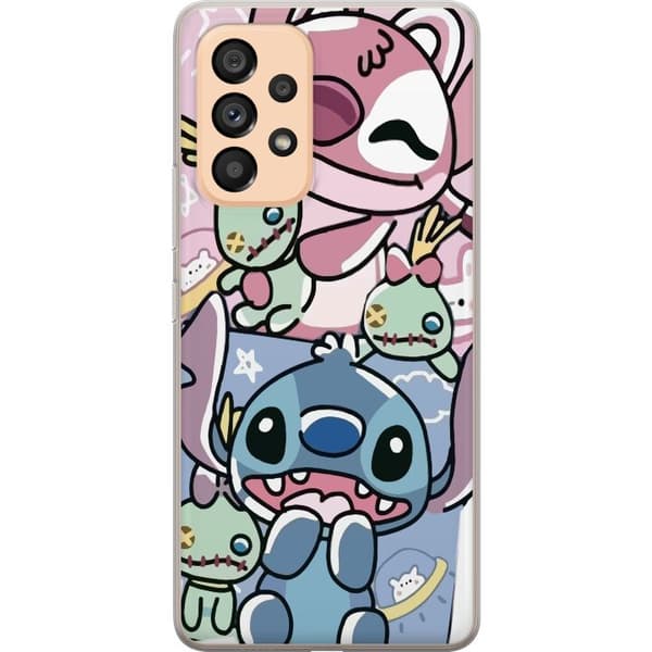 Samsung Galaxy A53 5G Genomskinligt Skal Stitch
