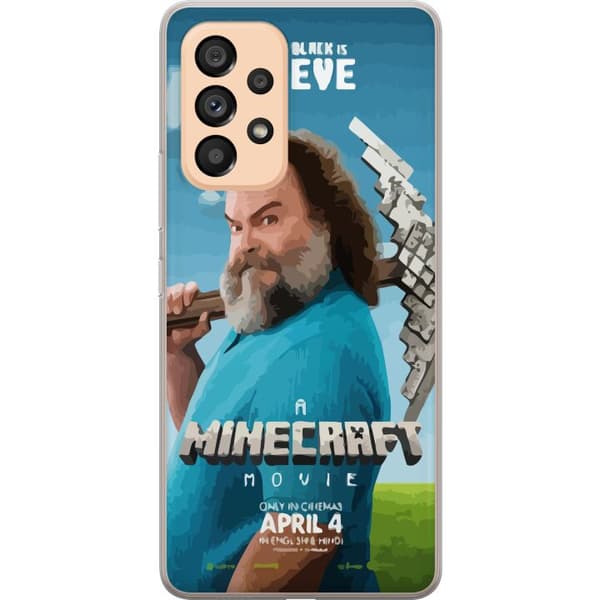 Samsung Galaxy A53 5G Gennemsigtig cover En Minecraft-film