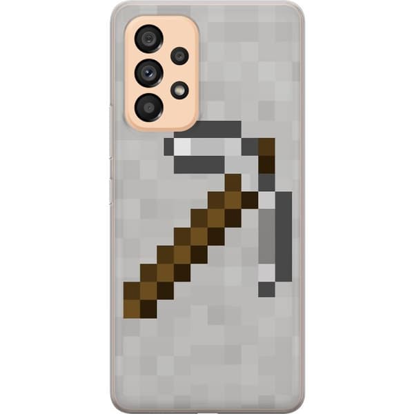 Samsung Galaxy A53 5G Gennemsigtig cover Minecraft Værktøjer