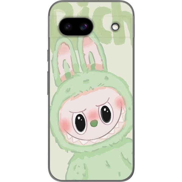 Google Pixel 8a Läpinäkyvä kuori Pop mart labubu