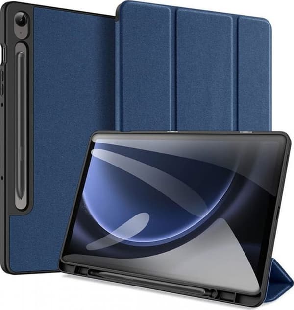 Dux ducis Ãtui med stöd Domo för Samsung Galaxy Tab S9 FE - blå