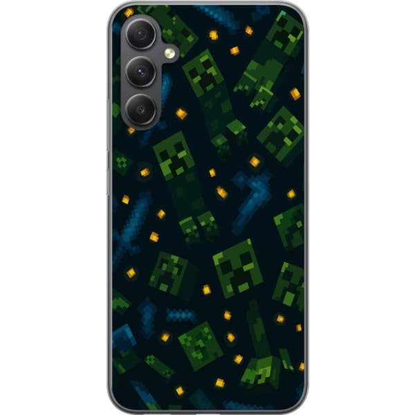 Samsung Galaxy A16 5G Gennemsigtig cover Minecraft Dungeons Mob