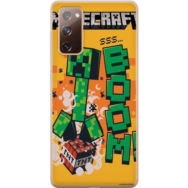 Samsung Galaxy S20 FE Genomskinligt Skal Minecraft Boom