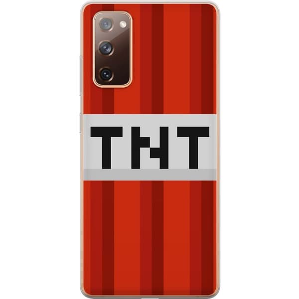 Samsung Galaxy S20 FE Genomskinligt Skal Minecraft TNT