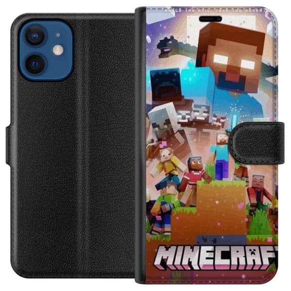 Apple iPhone 12  Plånboksfodral Minecraft