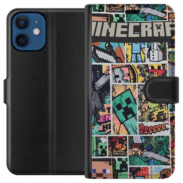 Apple iPhone 12  Lommeboketui Minecraft Kunsthåndverk