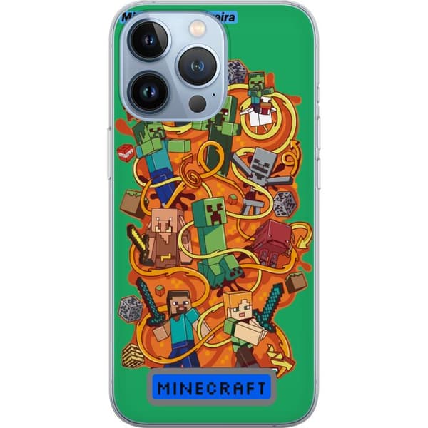 Apple iPhone 13 Pro Gennemsigtig cover Minecraft
