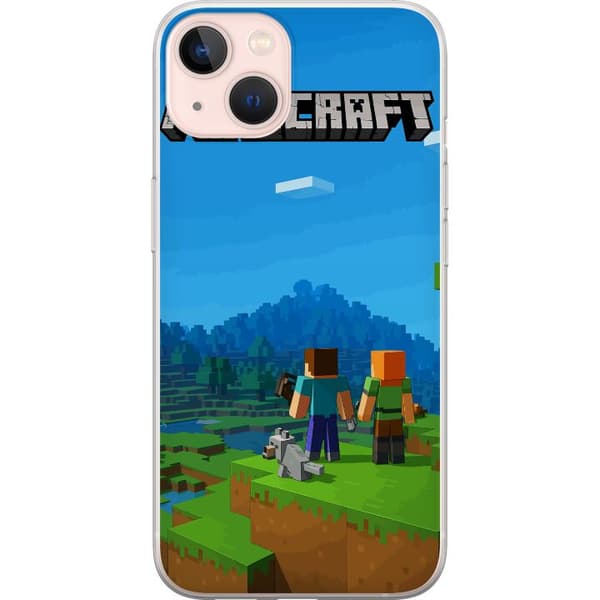 Apple iPhone 13 Gennemsigtig cover Minecraft Key Art