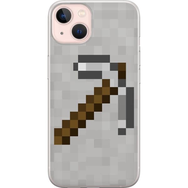 Apple iPhone 13 Gennemsigtig cover Minecraft Værktøjer