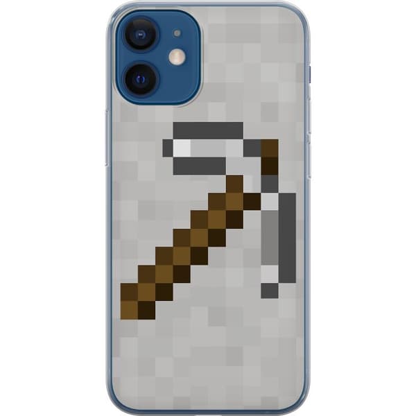 Apple iPhone 12  Genomskinligt Skal Minecraft Tools