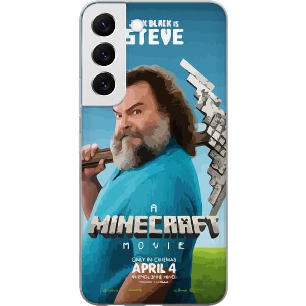 Samsung Galaxy S22 5G Gennemsigtig cover En Minecraft-film