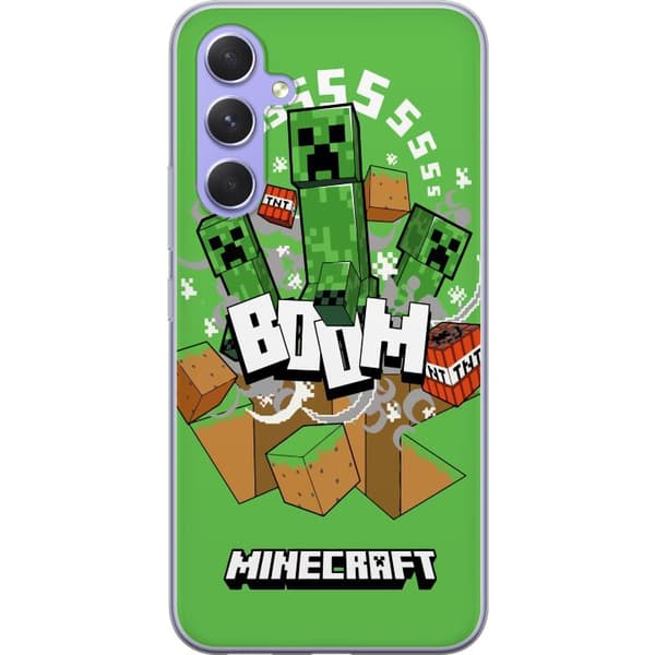 Samsung Galaxy A54 Gjennomsiktig deksel Minecraft Boom