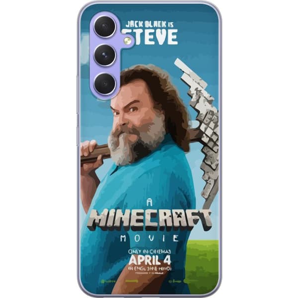 Samsung Galaxy A54 Läpinäkyvä kuori Minecraft-elokuva