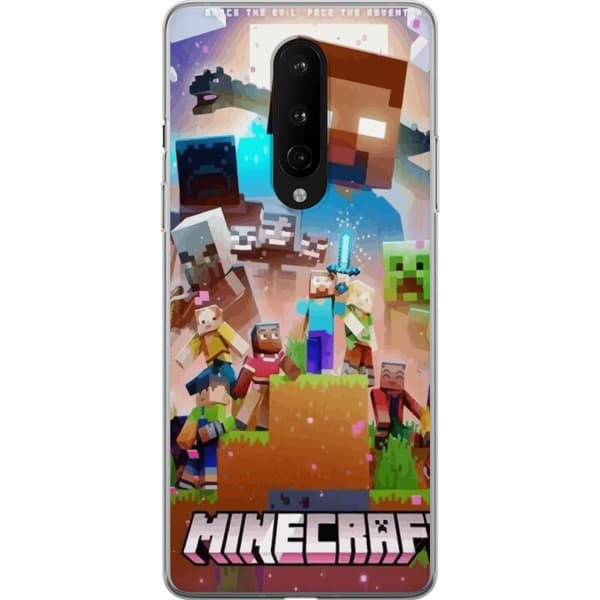 OnePlus 8 Gennemsigtig cover Minecraft