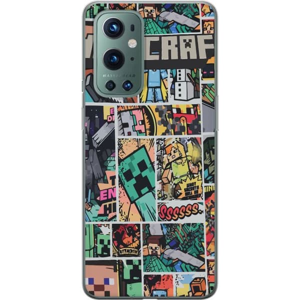 OnePlus 9 Pro Läpinäkyvä kuori Minecraft Taide