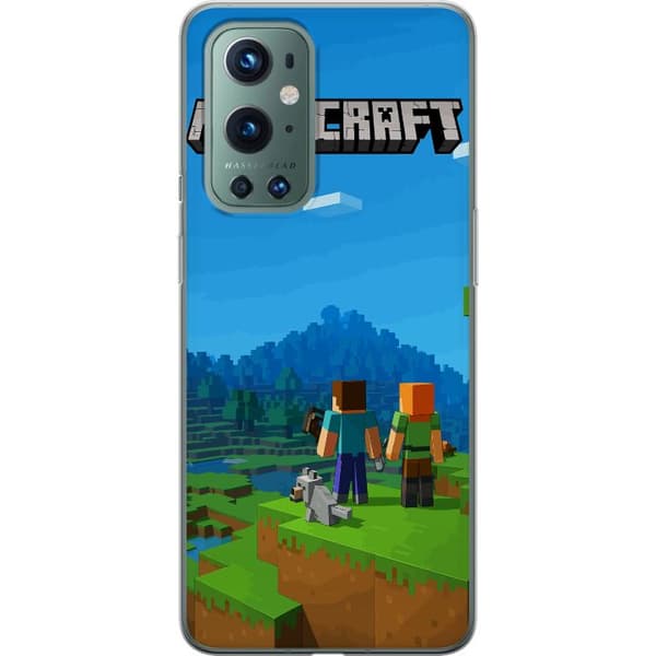 OnePlus 9 Pro Genomskinligt Skal Minecraft Key Art