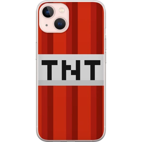 Apple iPhone 13 mini Genomskinligt Skal Minecraft TNT