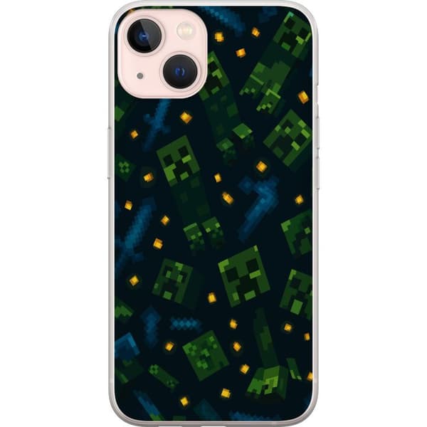 Apple iPhone 13 mini Gjennomsiktig deksel Minecraft Dungeons Mob