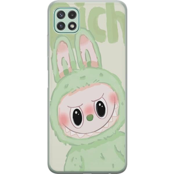 Samsung Galaxy A22 5G Gennemsigtig cover Pop mart labubu