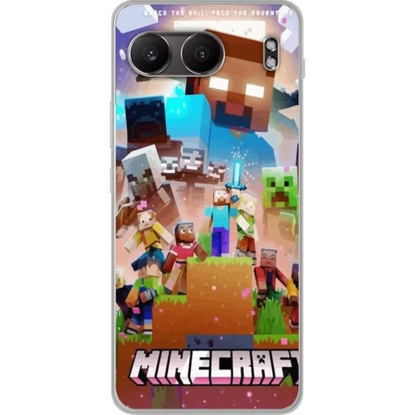 OnePlus Nord 4 Genomskinligt Skal Minecraft
