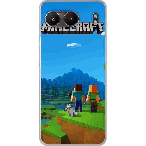 OnePlus Nord 4 Genomskinligt Skal Minecraft Key Art