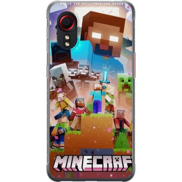 Samsung Galaxy Xcover 5 Gennemsigtig cover Minecraft