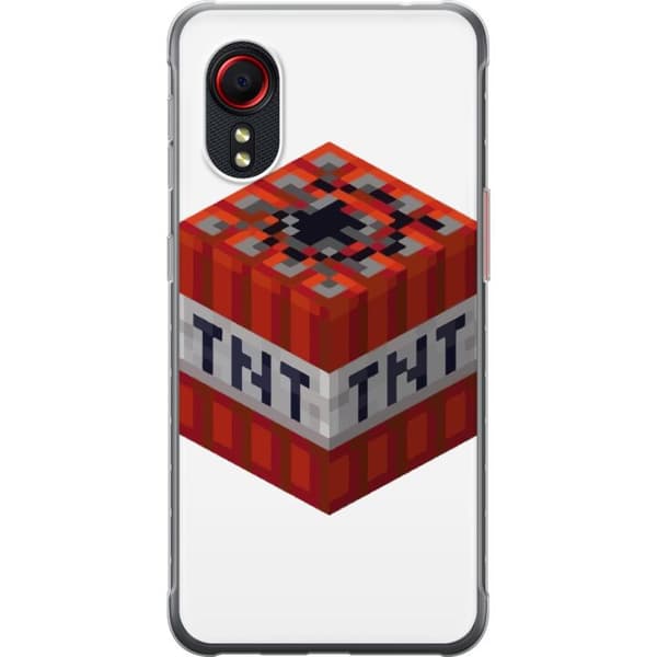 Samsung Galaxy Xcover 5 Gennemsigtig cover Minecraft TNT
