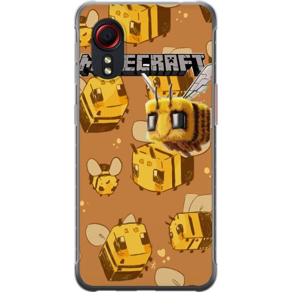 Samsung Galaxy Xcover 5 Läpinäkyvä kuori Minecraft Bi