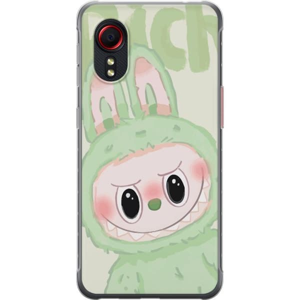 Samsung Galaxy Xcover 5 Läpinäkyvä kuori Pop mart labubu