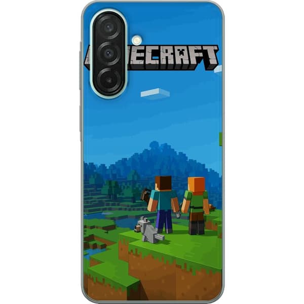 Samsung Galaxy A26 Gjennomsiktig deksel Minecraft Key Art
