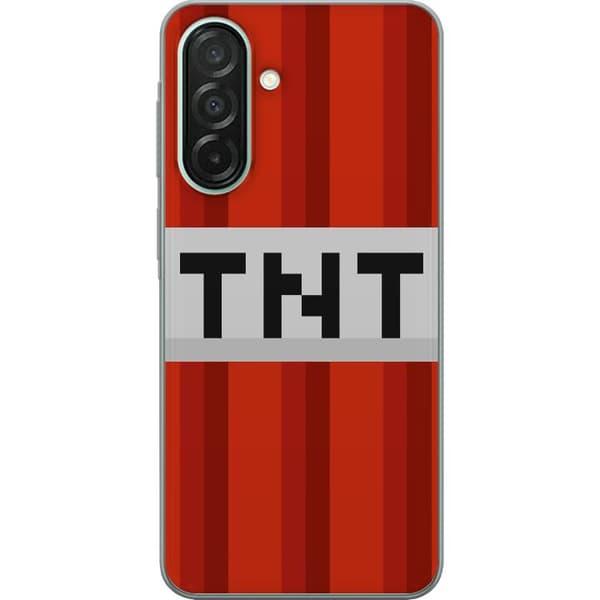 Samsung Galaxy A26 Gennemsigtig cover Minecraft TNT