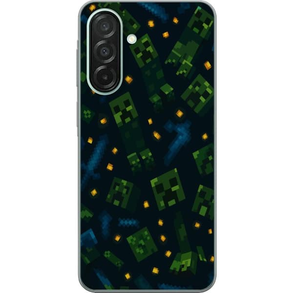 Samsung Galaxy A26 Gennemsigtig cover Minecraft Dungeons Mob