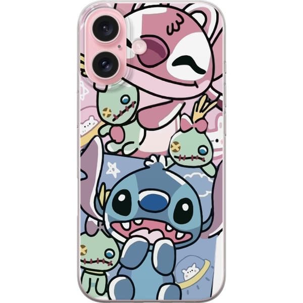 Apple iPhone 16 Genomskinligt Skal Stitch