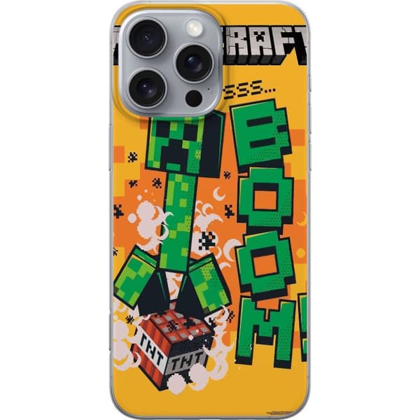 Apple iPhone 16 Pro Max Läpinäkyvä kuori Minecraft Boom