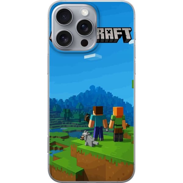 Apple iPhone 16 Pro Max Gjennomsiktig deksel Minecraft Key Art