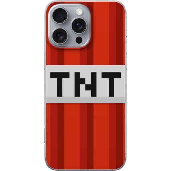 Apple iPhone 16 Pro Max Genomskinligt Skal Minecraft TNT