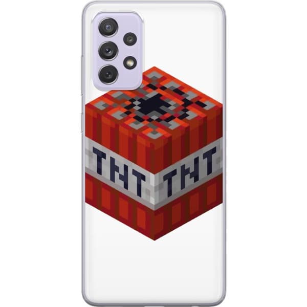 Samsung Galaxy A52s 5G Gennemsigtig cover Minecraft TNT