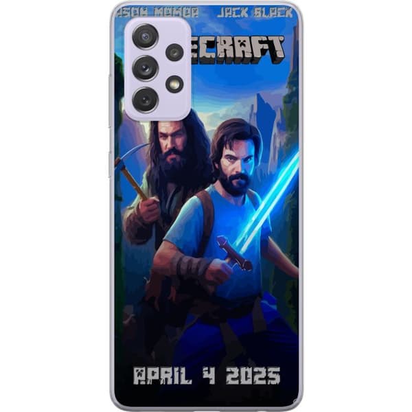 Samsung Galaxy A52s 5G Gennemsigtig cover En Minecraft-film