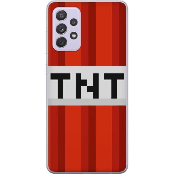 Samsung Galaxy A52s 5G Gennemsigtig cover Minecraft TNT