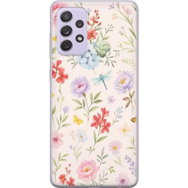 Samsung Galaxy A52s 5G Gennemsigtig cover Blomster