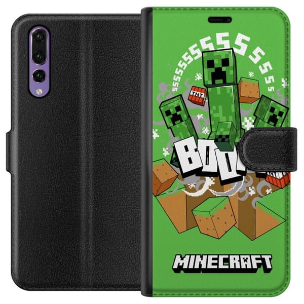 Huawei P20 Pro Tegnebogsetui Minecraft Boom