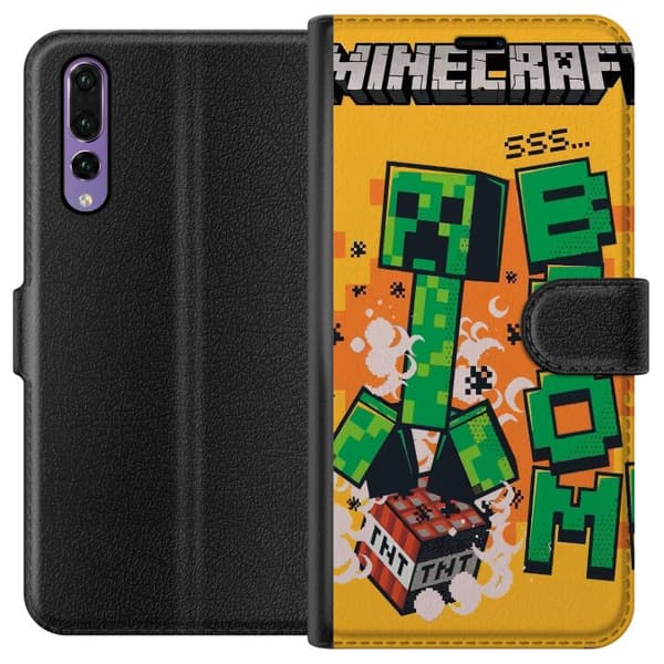 Huawei P20 Pro Tegnebogsetui Minecraft Boom