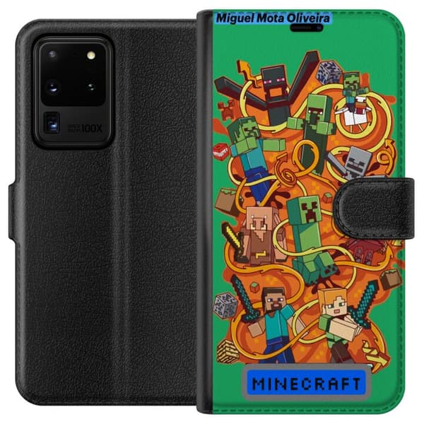 Samsung Galaxy S20 Ultra Lommeboketui Minecraft