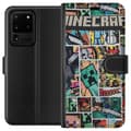 Miniatyrbillede 1 af 3: Samsung Galaxy S20 Ultra Tegnebogsetui Minecraft Kunst