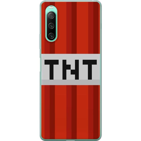 Sony Xperia 10 IV Gjennomsiktig deksel Minecraft TNT