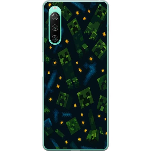 Sony Xperia 10 IV Läpinäkyvä kuori Minecraft Dungeons Mob