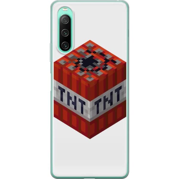 Sony Xperia 10 IV Läpinäkyvä kuori Minecraft TNT