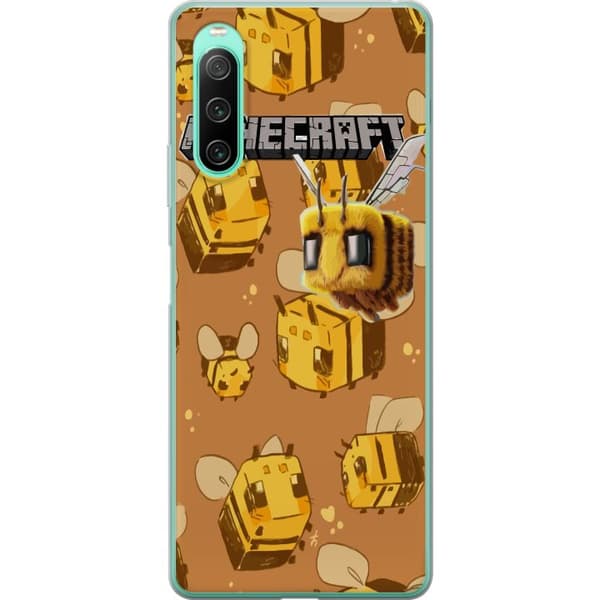 Sony Xperia 10 IV Gjennomsiktig deksel Minecraft Bi