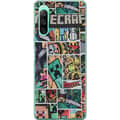 Miniatyrbilde 1 av 3: Sony Xperia 10 IV Gjennomsiktig deksel Minecraft Kunsthåndverk