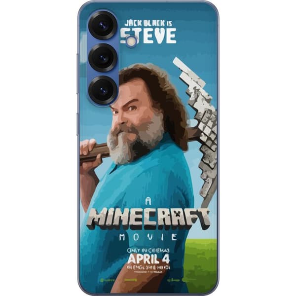 Samsung Galaxy S25+ Gjennomsiktig deksel En Minecraft-film